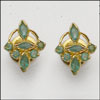 Emerald Earrings - (7 stones) - Click here to View more details about this Product